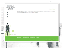 Tablet Screenshot of nathanmcdowell.com